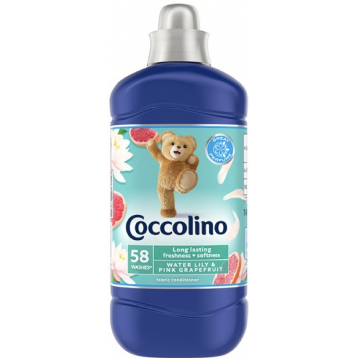 Ополіскувач Coccolino Water Lily & Pink Grapefruit , 1 450 мл(58 прань)