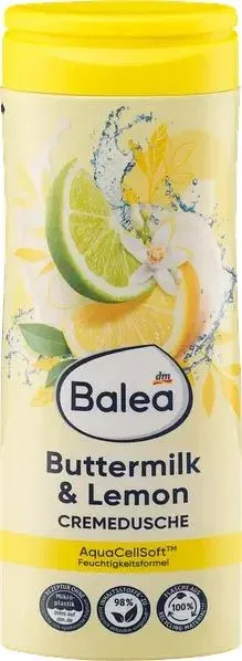 Гель для душу Balea Buttermilk & Lemon (Пахта і лимон), 300 мл