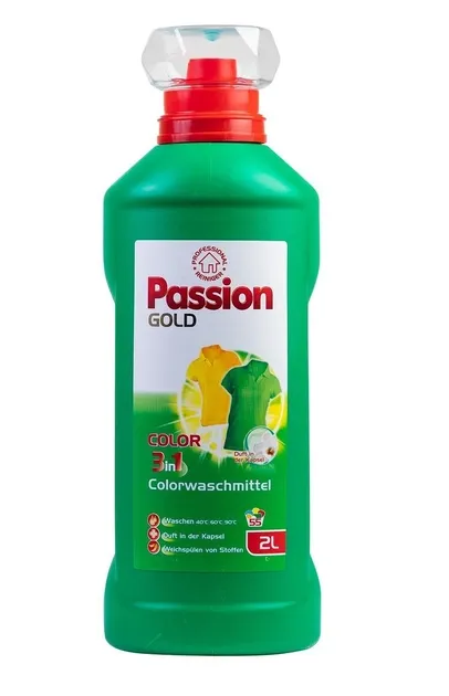 Гель для прання Passion Gold 3in1 Color (для кольорового), 2 л (55 прань)