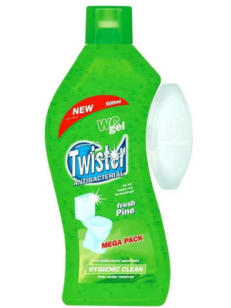 Засіб для чищення та свіжості туалету (аромат сосни) Twister Antibacterial Fresh Pine, 500 мл