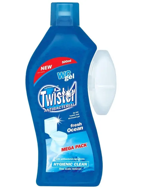 Засіб для чищення та свіжості туалету (аромат океану) Twister Antibacterial Fresh Ocean, 500 мл