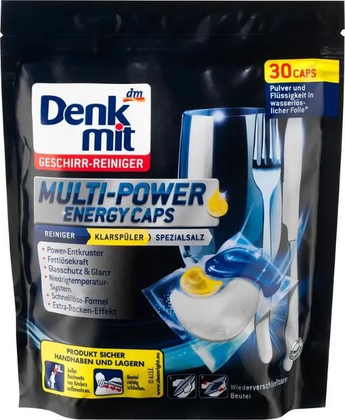 Капсули для посудомийної машини DenkMit Multi-Power, 30 шт