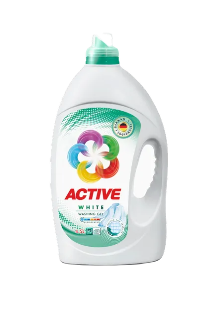 Гель для прання білих тканин Active White, 4,5 л (90 прань)