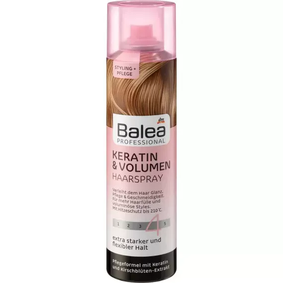 Лак для волосся Balea Keratin & Volumen Haarspray, 250 мл