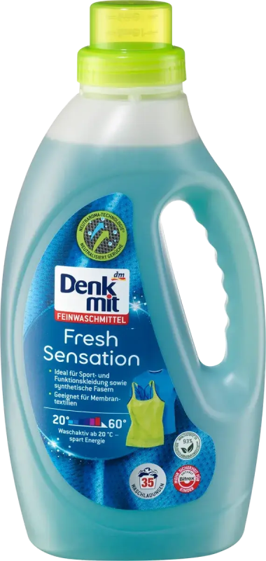 Гель для прання синтетичних тканин Denkmit Fresh Sensation, 1,5л