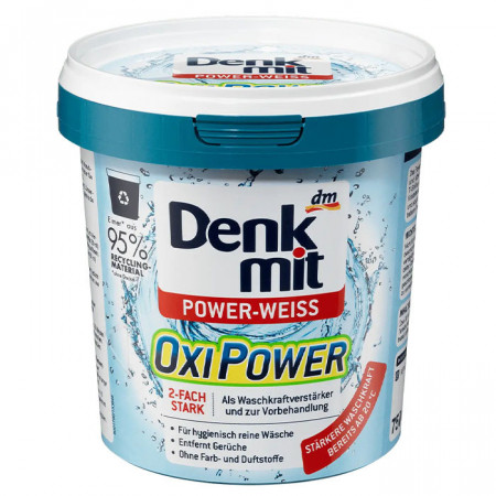 Засіб для виведення плям для білого Denkmit Oxi Power Power-WEISS , 750 г.