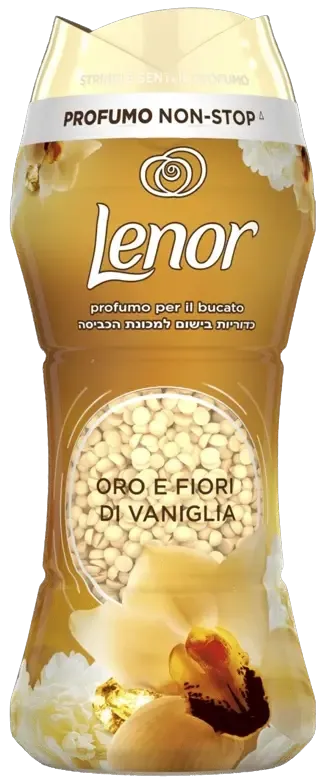 Ополіскувач для прання в гранулах  Lenor Oro e Fiori di Vaniglia, 210 гр